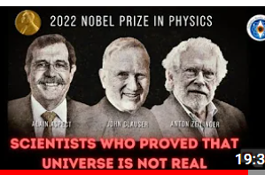 Nobel Prize 2022 - Universe is not real