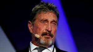 OfficialMcAfee starts posting messages