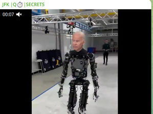The guy pretending to be Joe Biden is actually a robot!