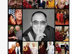 The Dalai Lama is a psychopathic Luciferian and Zionist, who sodomises and murders children, spirit cooker, child trafficker ....