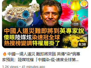 中國撒旦集團一邊製造防疫混亂，一邊在互聯網散播虛假疫情信息,  把責任推卸給習近平！