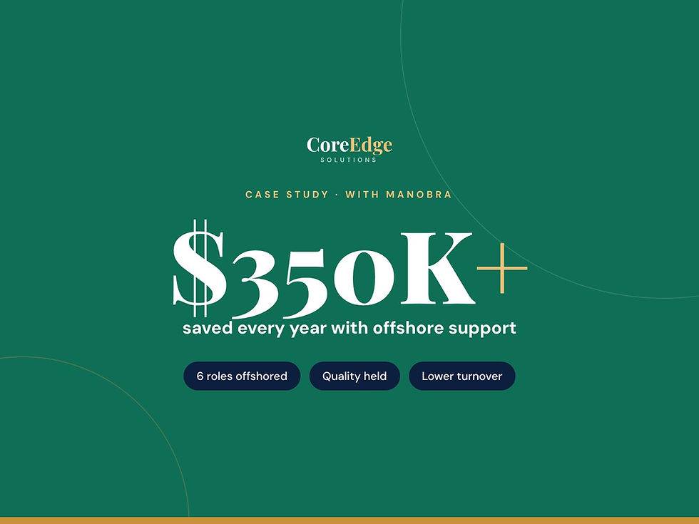 Case Study: How One Organization Saved $350K+ a Year With Offshore Support