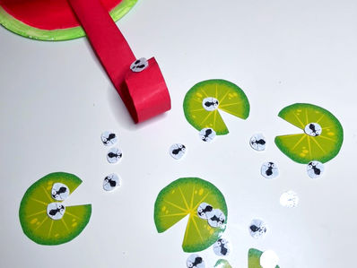 la grenouille à grande bouche qui aime les mouches