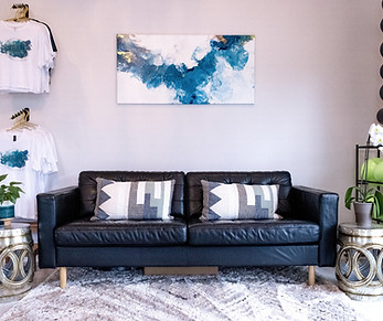 Sofa in Boutique ABLE Pilates Studio