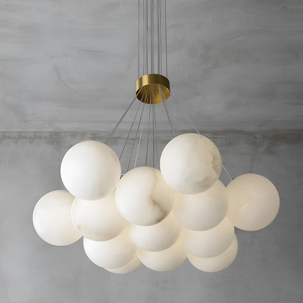 Thumbnail: ELORA Alabaster Chandelier