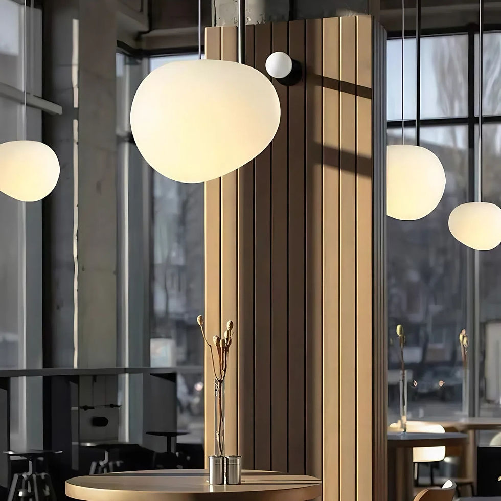 Thumbnail: Gregg Stone Shape Glass Pendant Light