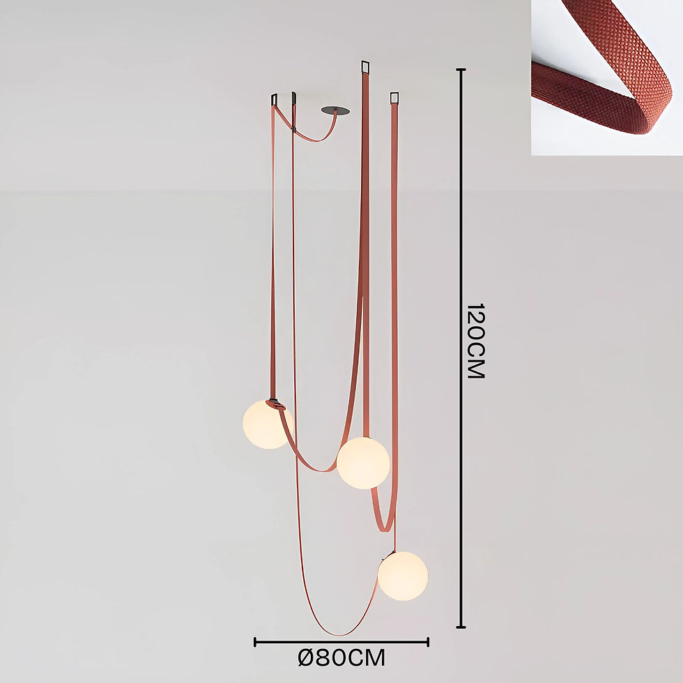 Thumbnail: Multiple Belt Art Pendant Light