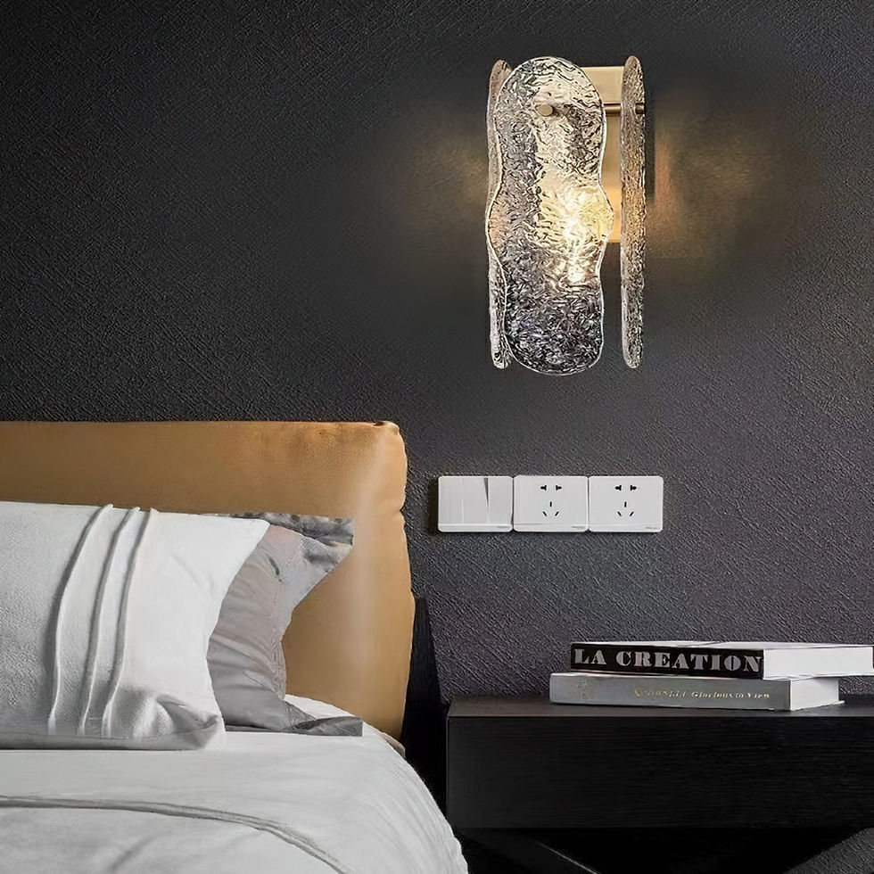 Thumbnail: Water Ripple Glass Wall Lamp