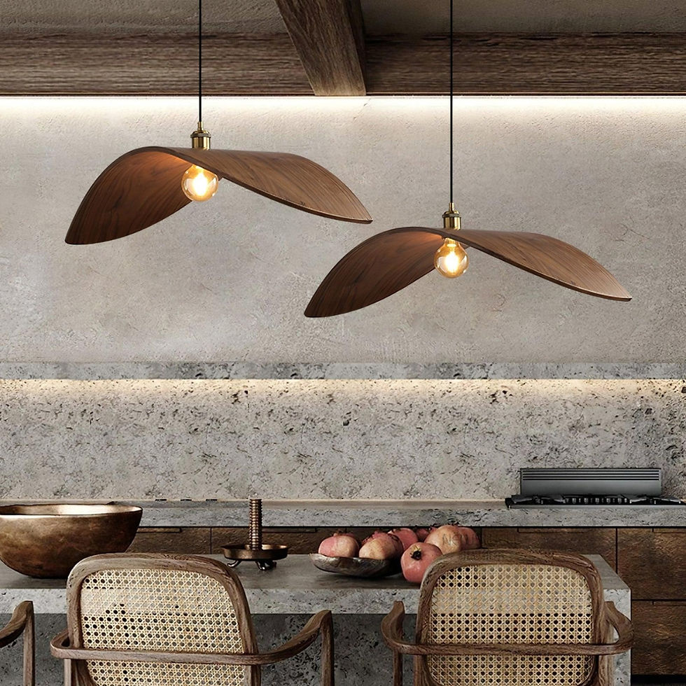 Thumbnail: Curve Wooden Pendant Lamp