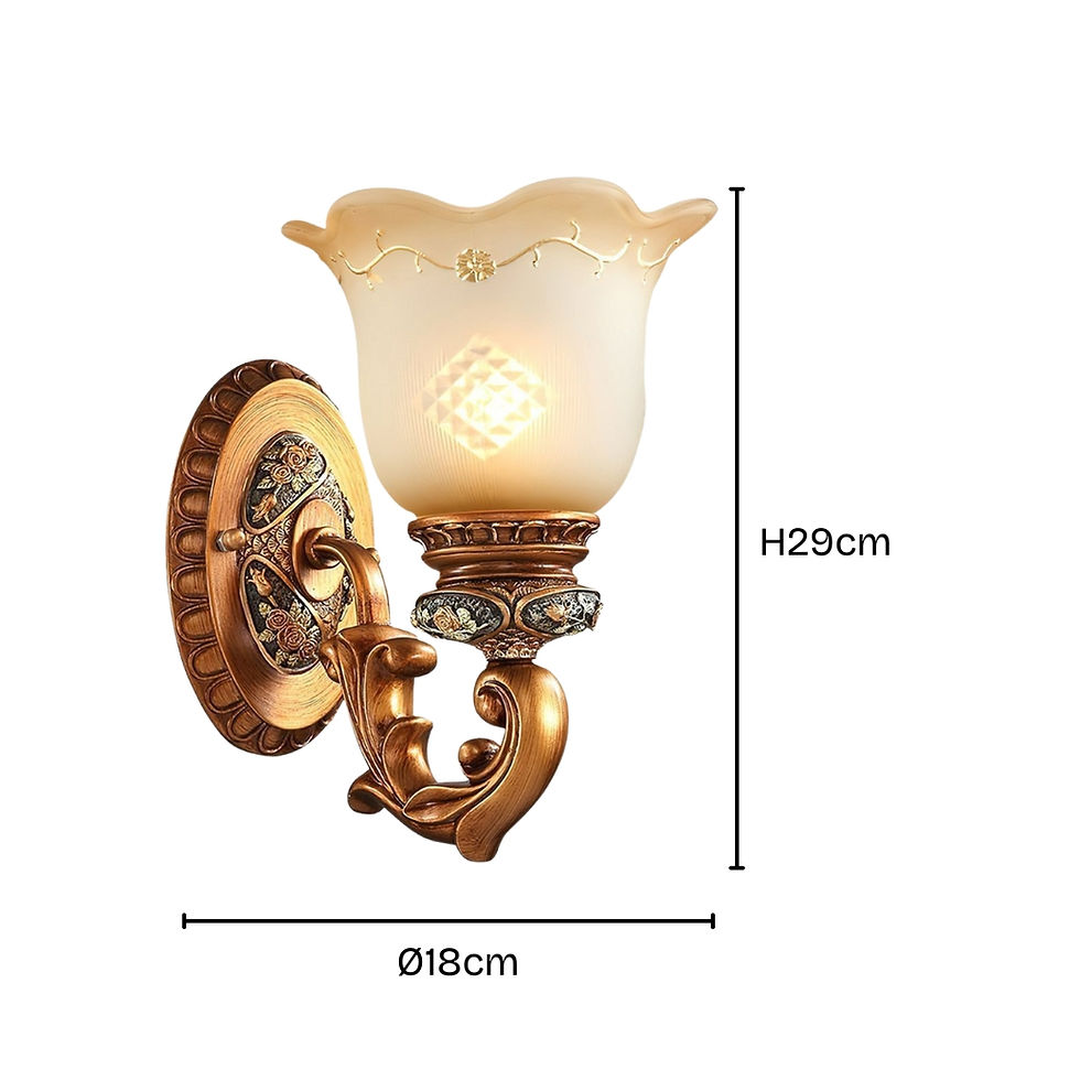 Thumbnail: Flower Shaped Wall Light