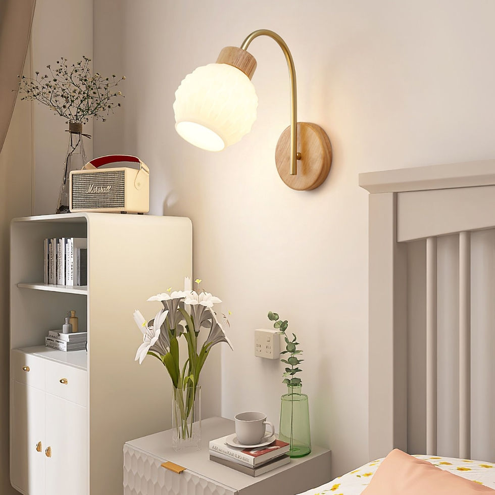 Thumbnail: Orchid Wood Wall Lamp