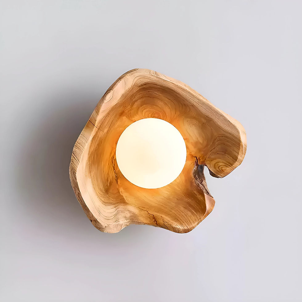 Thumbnail: LUNAWOOD Halo Glass Wall Lamp