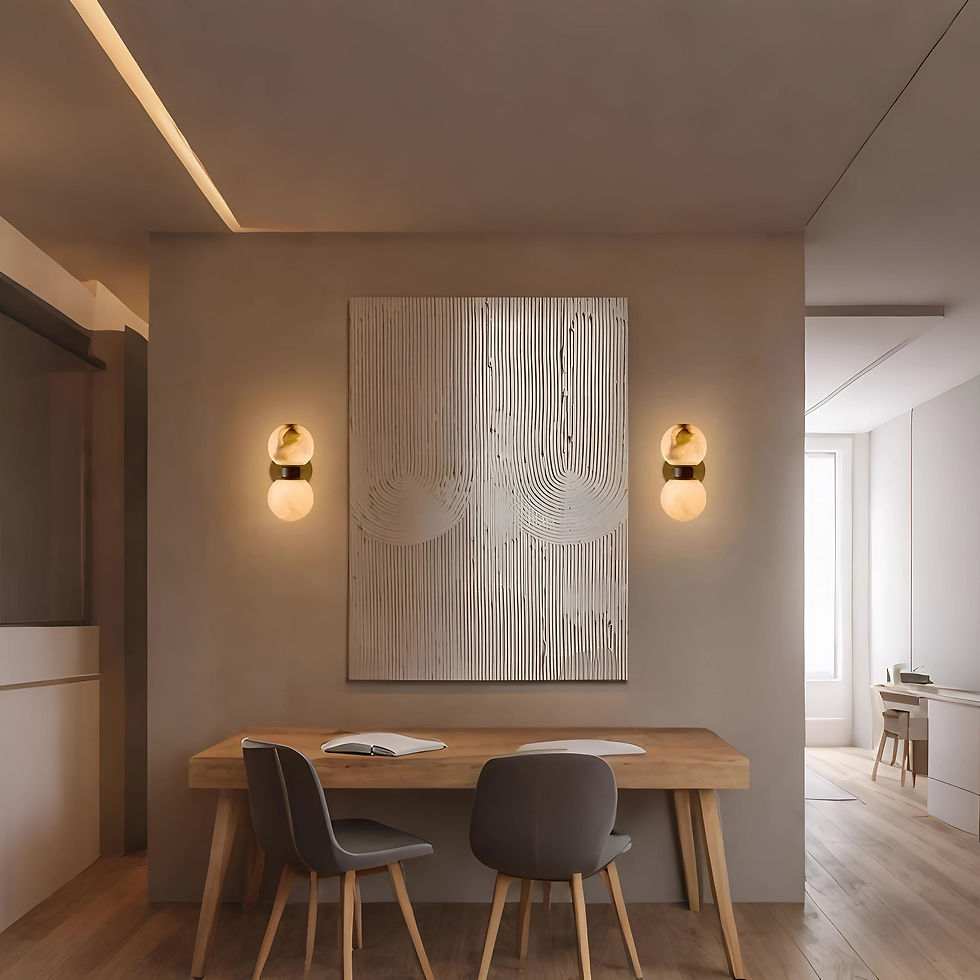 Thumbnail: MONO × DUO Alasbaster Wall Light