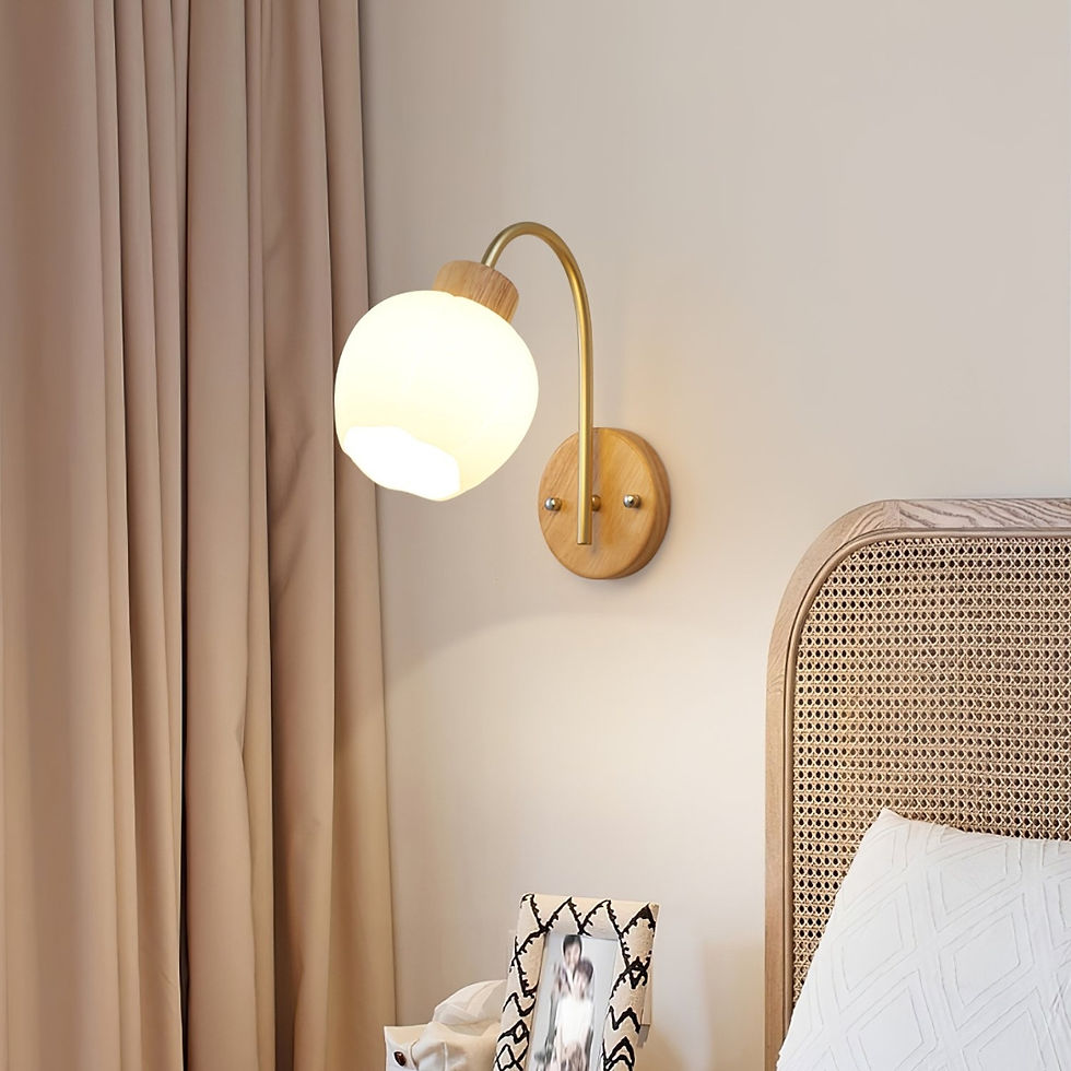 Thumbnail: Orchid Wood Wall Lamp