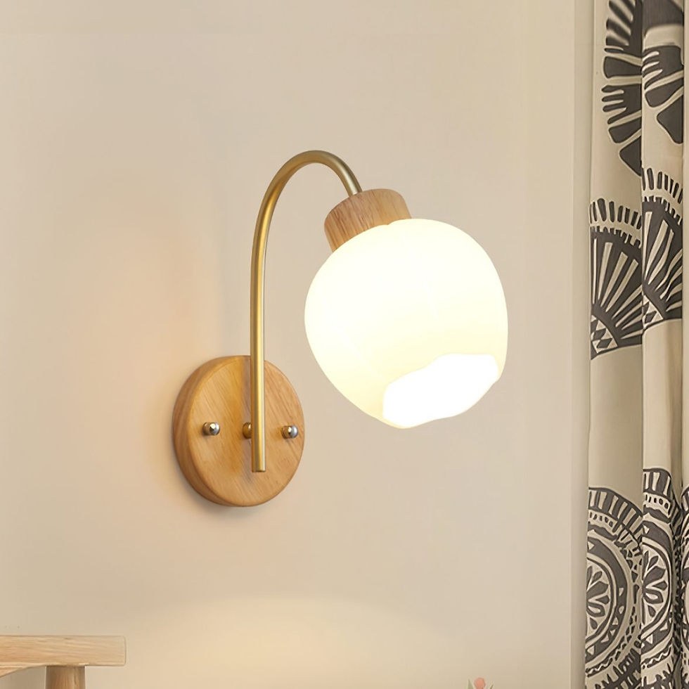 Thumbnail: Orchid Wood Wall Lamp