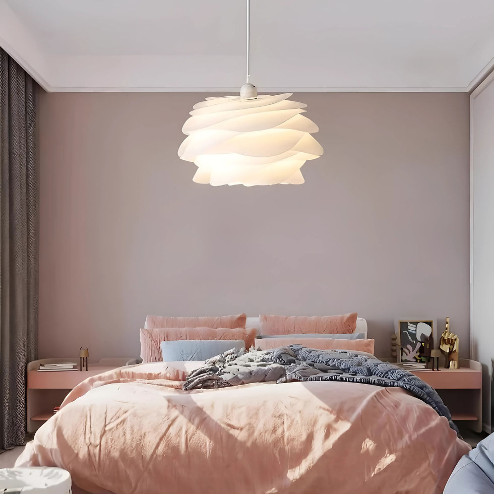 Thumbnail: Rose Floral Pendant Light