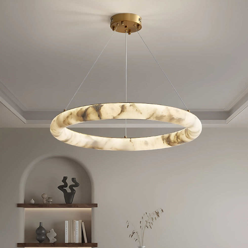 Thumbnail: LYVOR Alabaster Pendant Light
