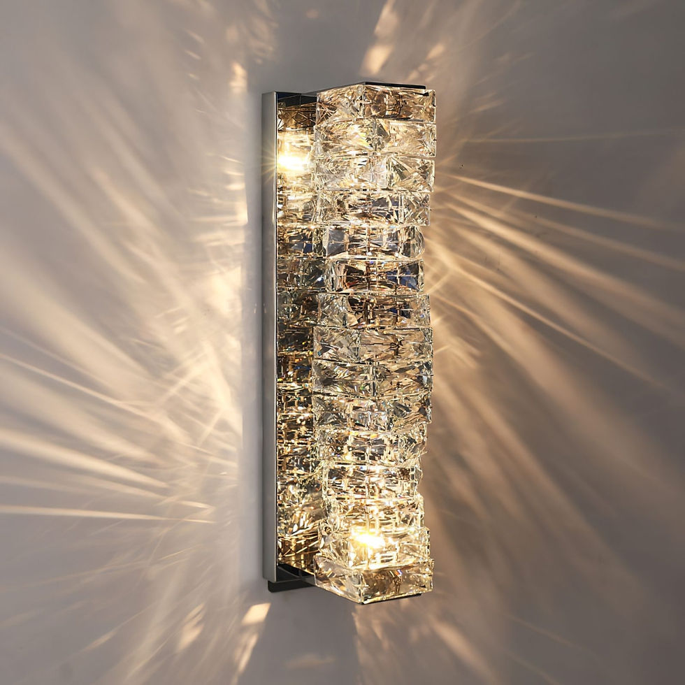 Thumbnail: Laminated Crystal Wall Light