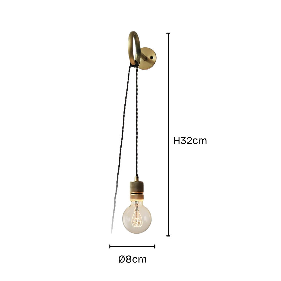 Thumbnail: Loop Minimalist Wall Light With Wall Socket