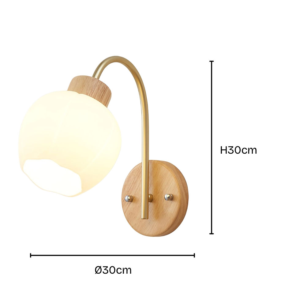 Thumbnail: Orchid Wood Wall Lamp