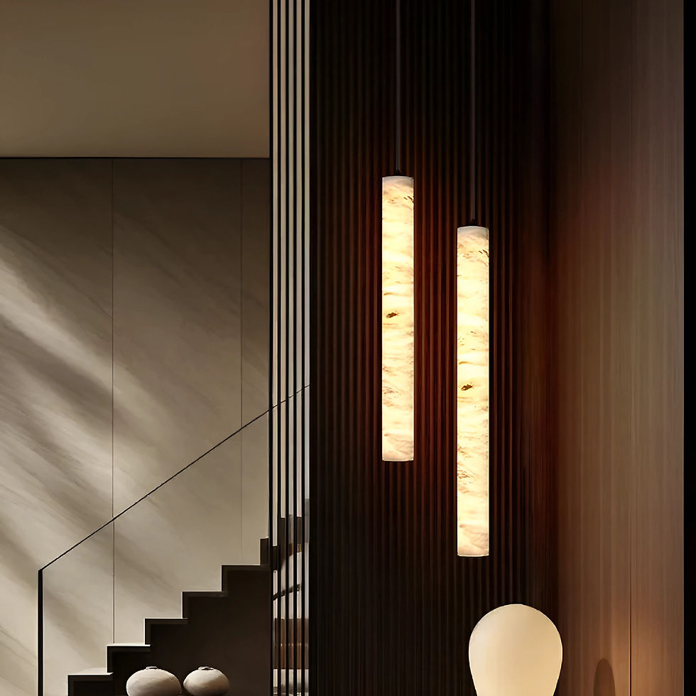 Thumbnail: MIRAE Alabaster Pendant Light
