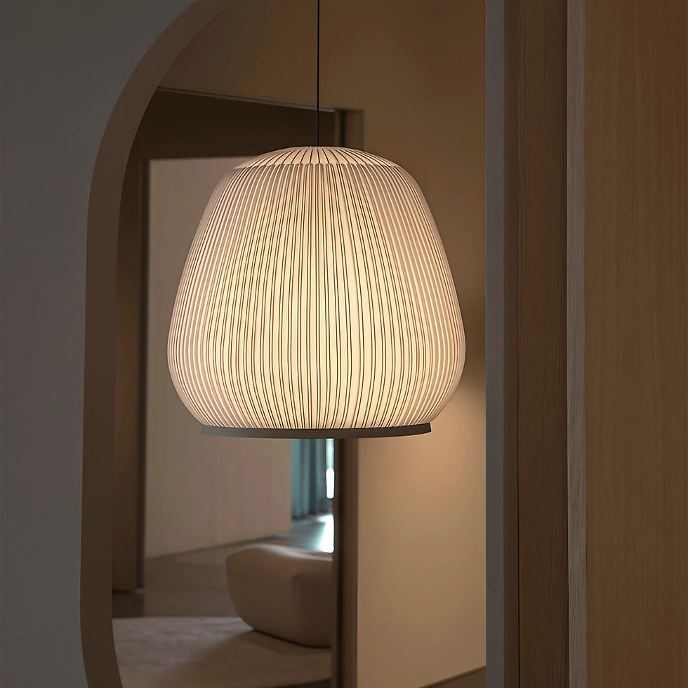 Thumbnail: Lantern Knit Pendant Lamp