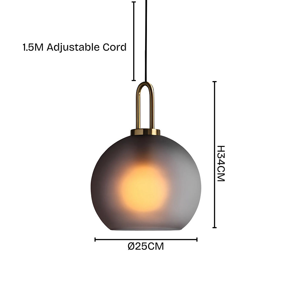 Thumbnail: Pendulum Glass Pendant Lamp