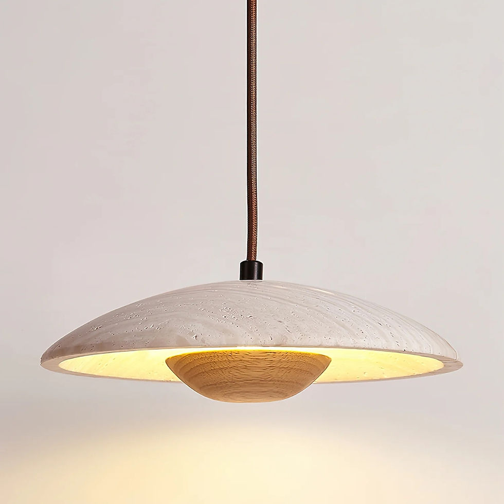 Thumbnail: Solara Wood Pendant Lamp