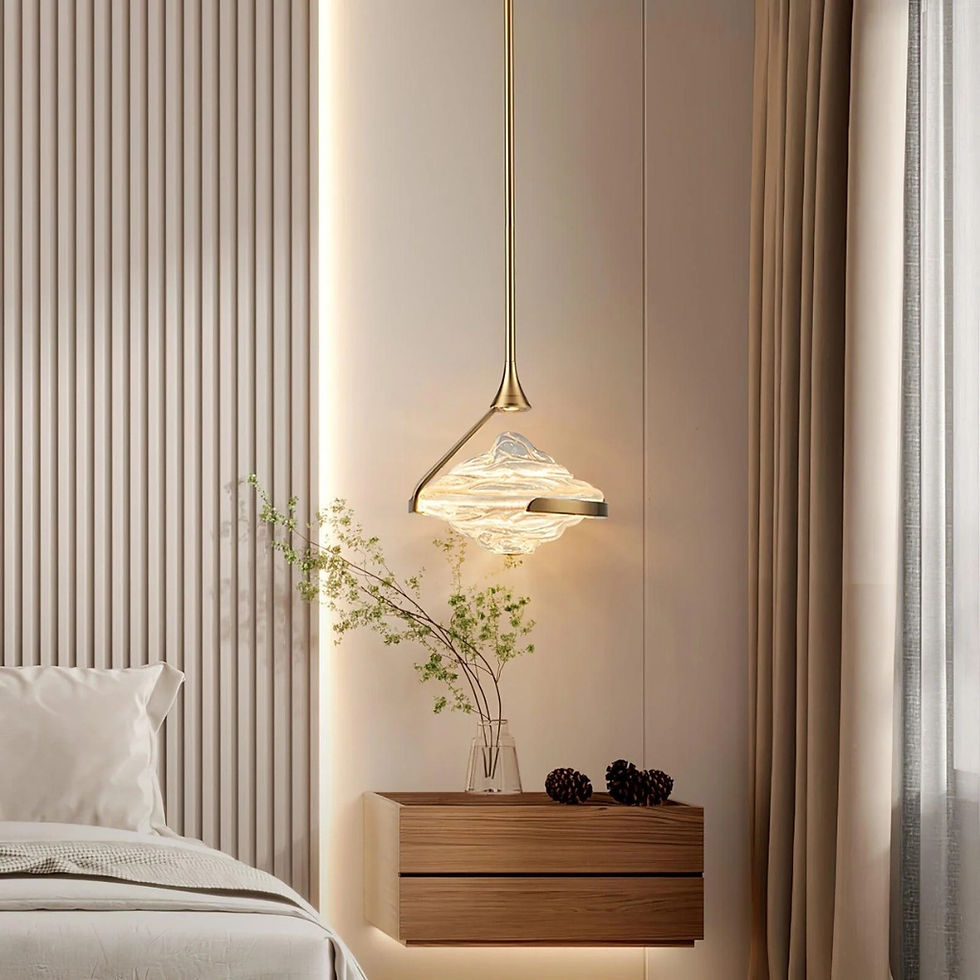 Thumbnail: Diamond Crystal Pendant Lamp