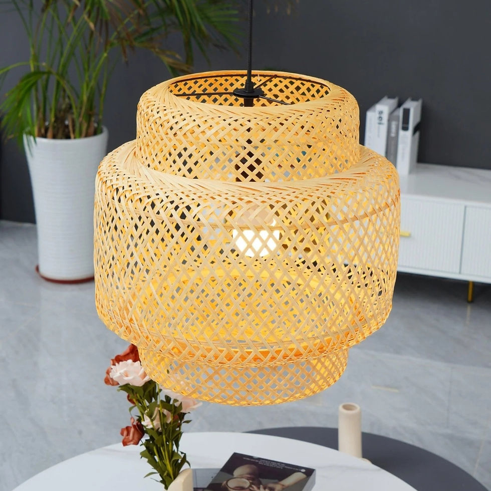 Thumbnail: Bamboo Pendant Light