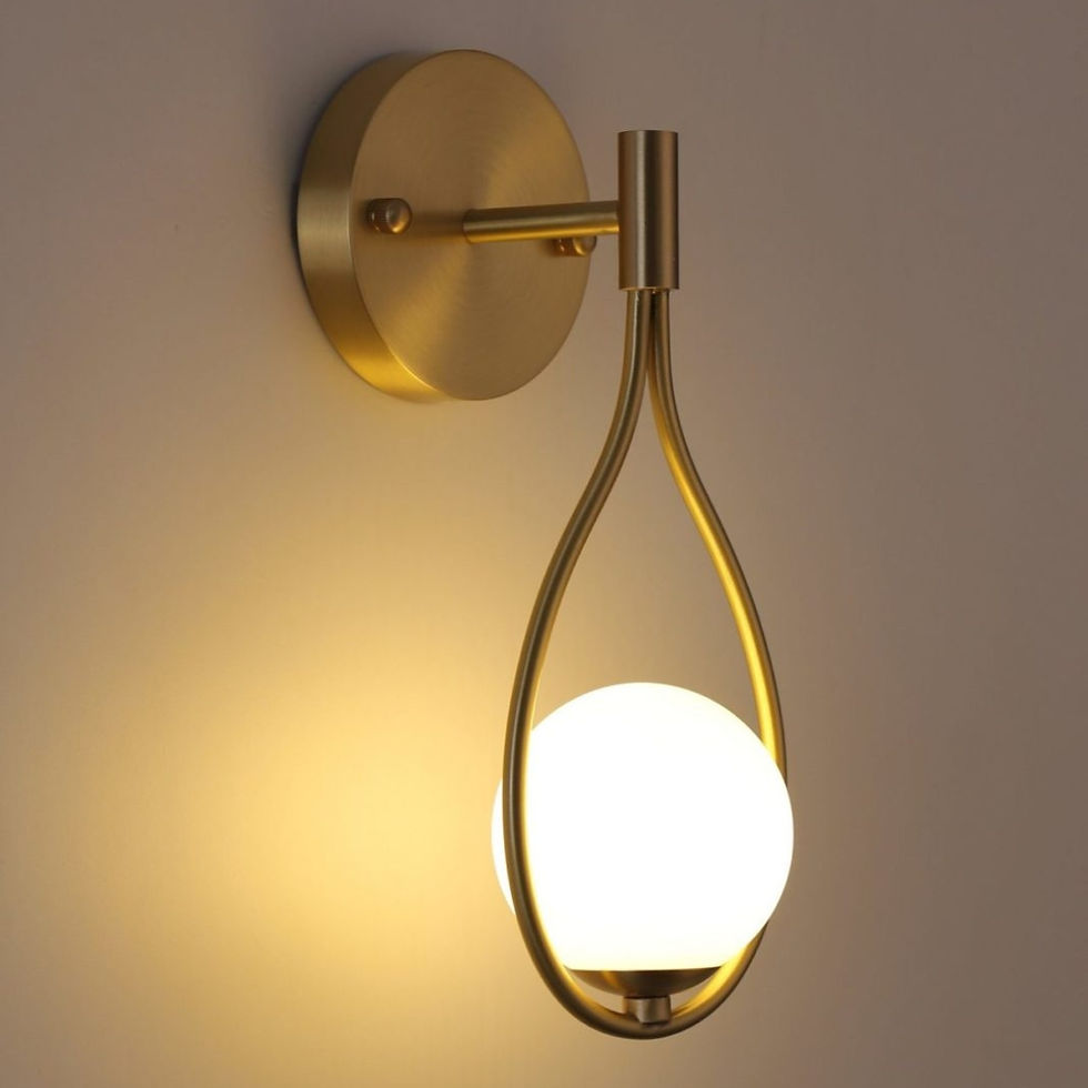 Thumbnail: Brass Vanity Wall Lamp