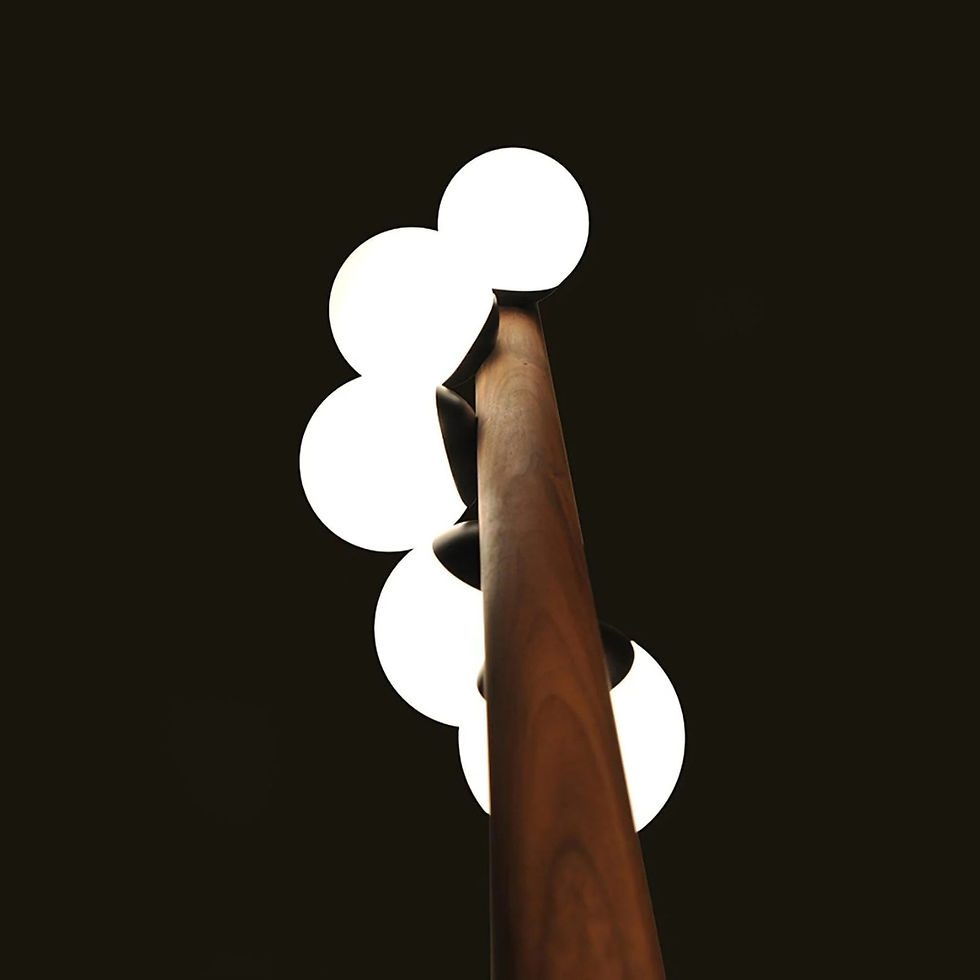 Thumbnail: Scandinavian Wooden Pendant Lamp