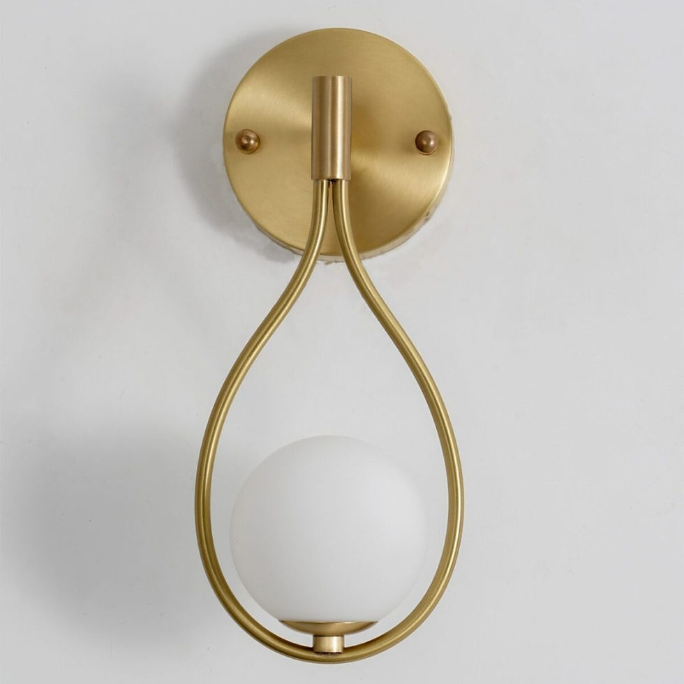 Thumbnail: Brass Vanity Wall Lamp