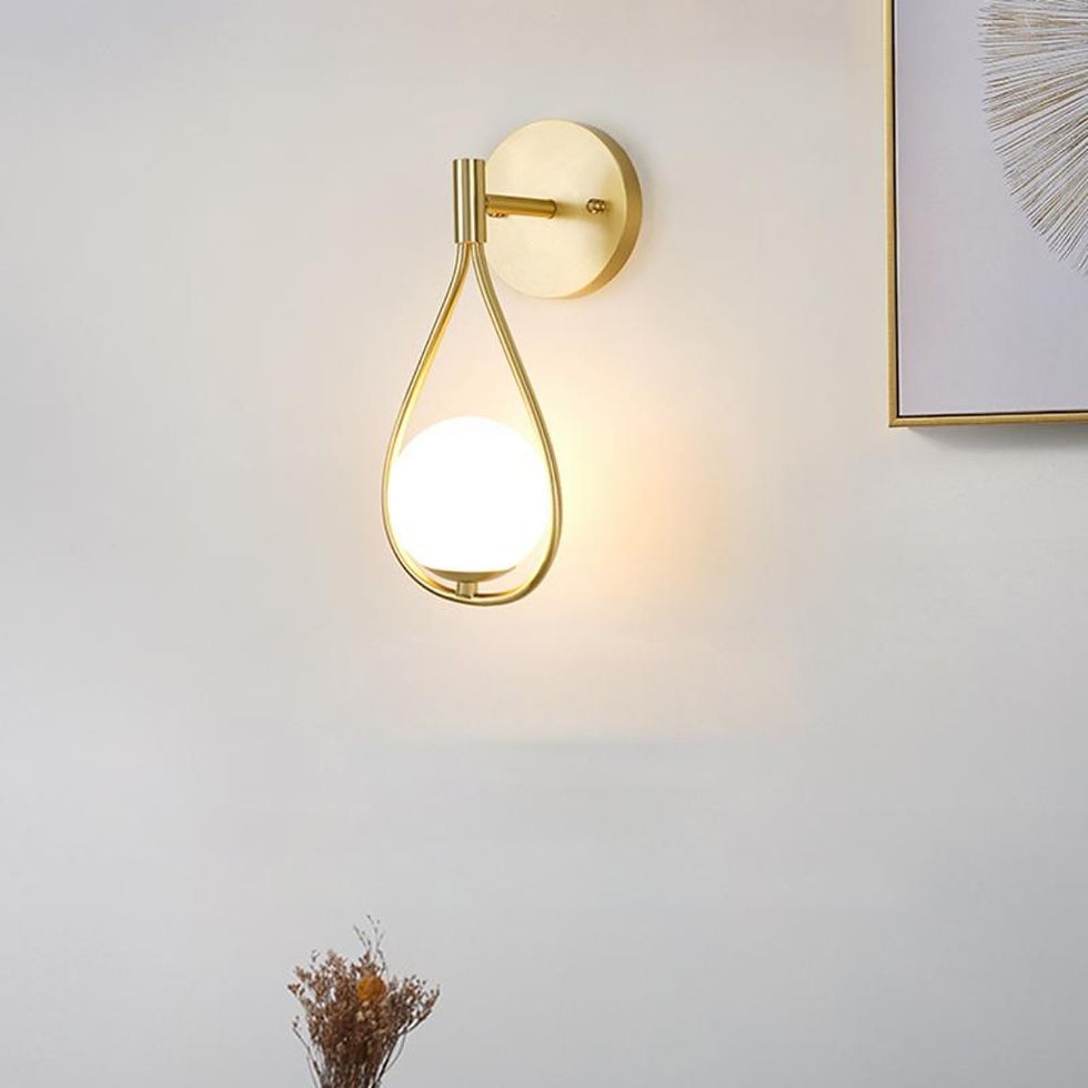 Thumbnail: Brass Vanity Wall Lamp