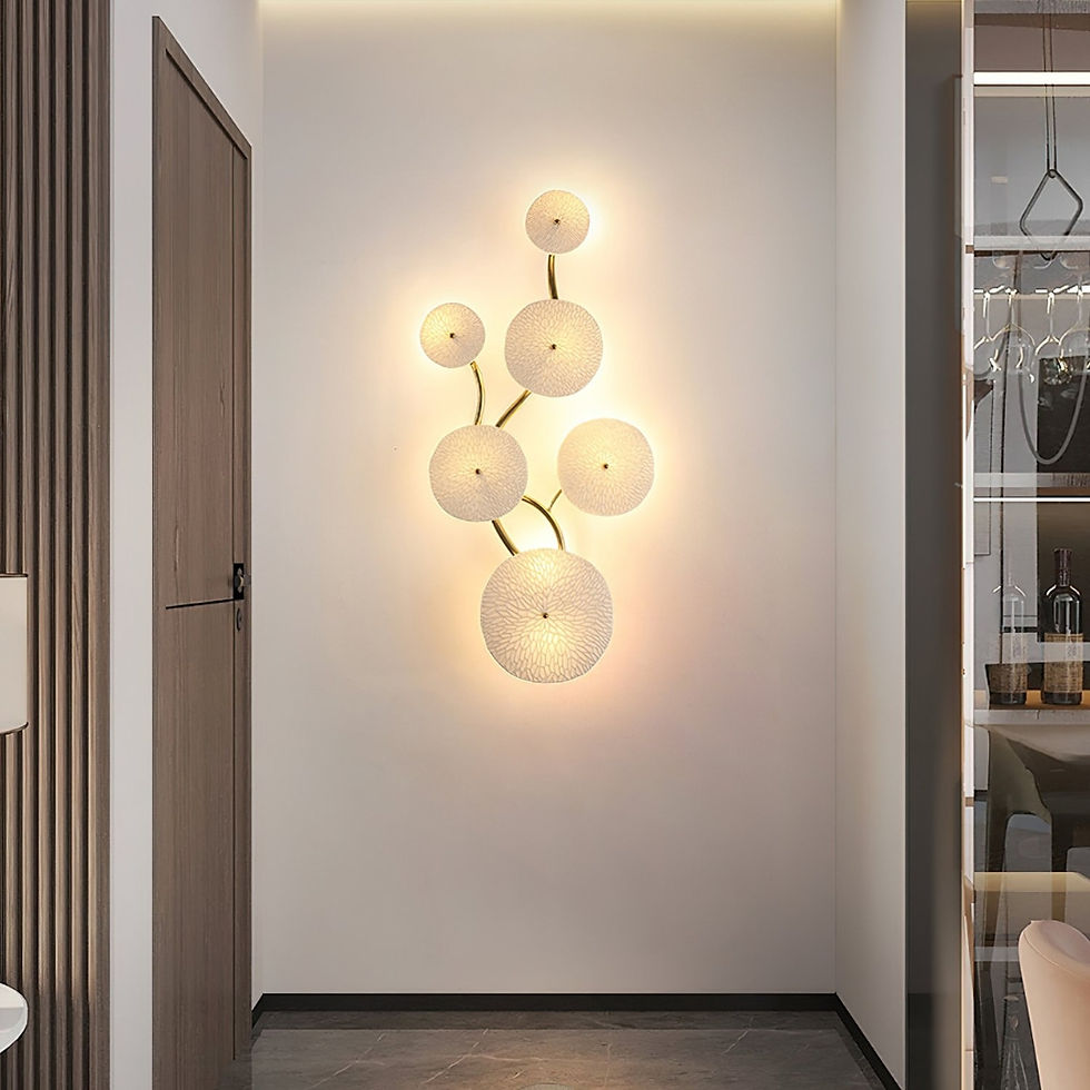 Thumbnail: Creative Lotus Leaf Wall Lamp