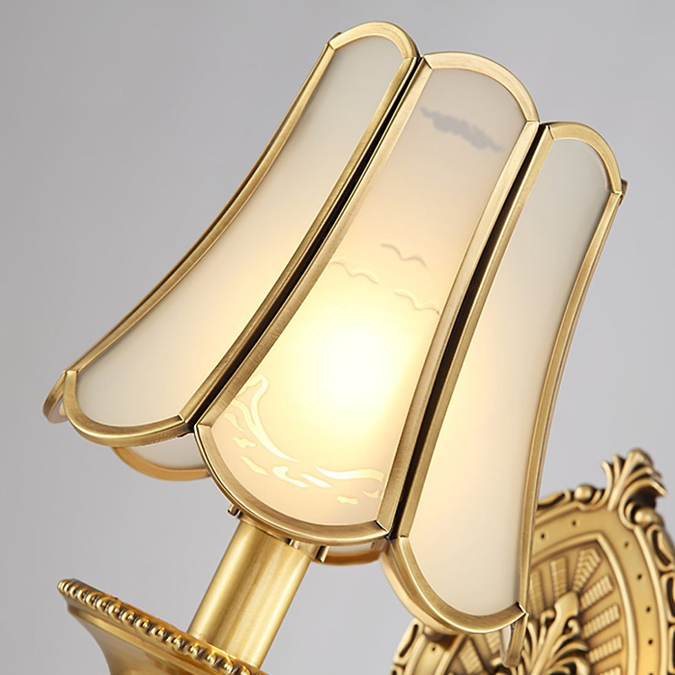 Thumbnail: European Luxury Brass Wall Light