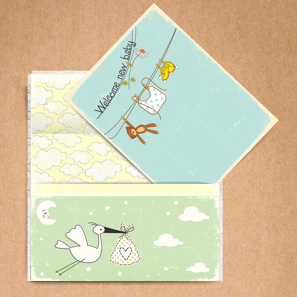 Thumbnail: Unisex Baby Card