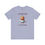 Thumbnail: Funny lion stuffed inside of a tea pot heather blue shirt front view.
