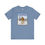 Thumbnail: Funny aviator plane crash landed skier blue color shirt front.