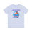 Thumbnail: Funny heavyset guy doing aerobics light baby blue shirt front view.