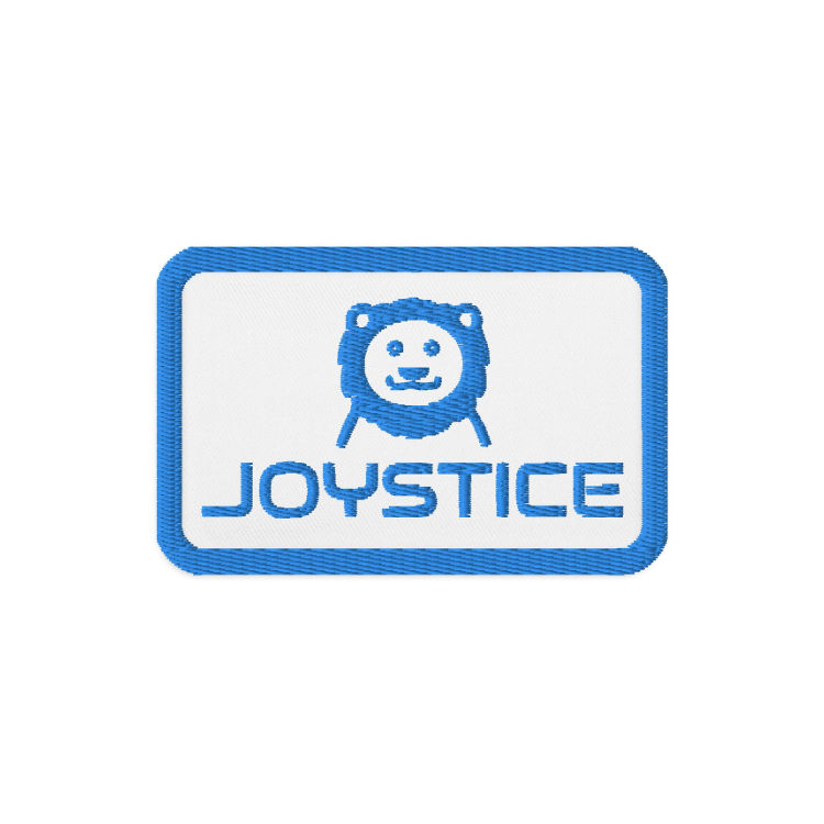 Joystice 'Joyful Lion' Embroidered Patch