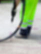 Graffiti removal by using sand blasting