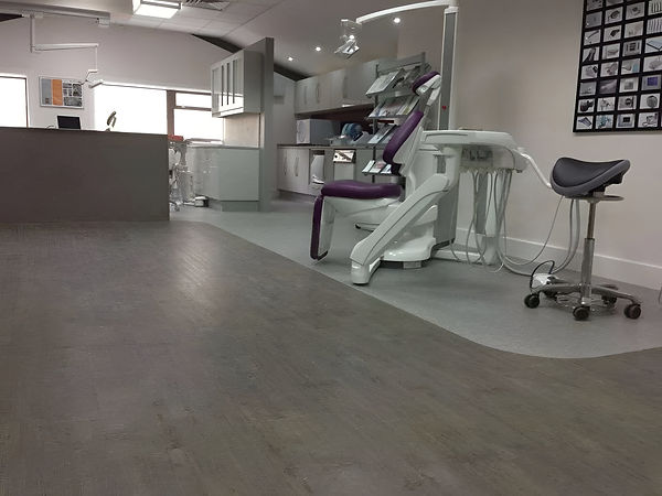 Modern dental office with a sleek design