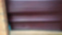 View of a damaged garage door
