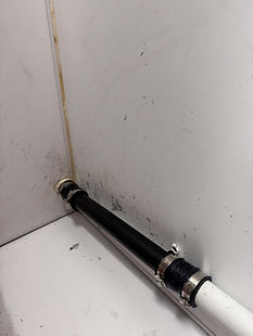 Drainage pipe after repair