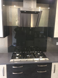 Kitchen with gas cooker