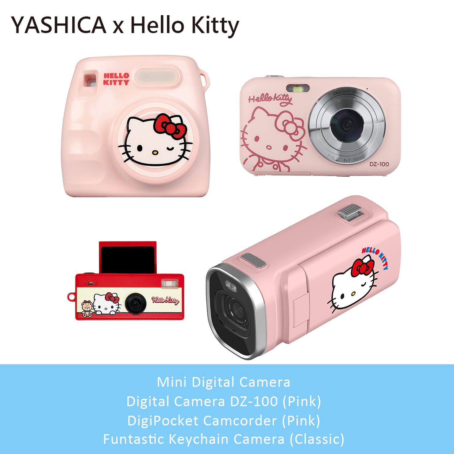 YASHICA x Hello Kitty 1+3 Combo Set A