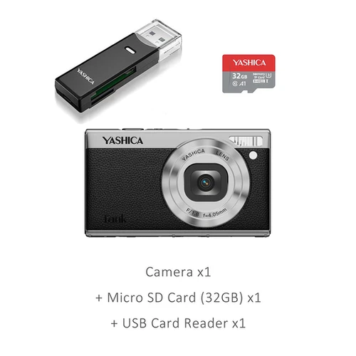 YASHICA Tank Compact Digital Camera (Black) | YASHICA