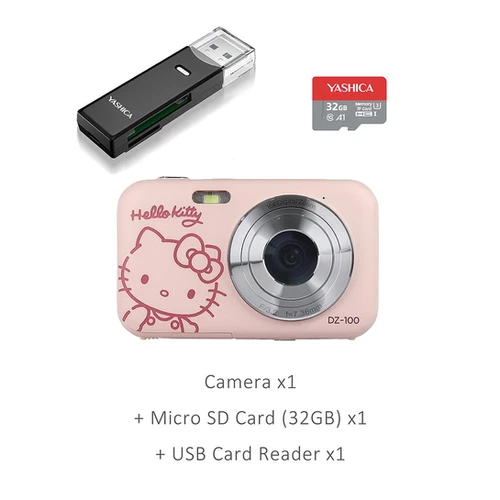 YASHICA x Hello Kitty Digital Camera DZ-100 (Pink) | YASHICA