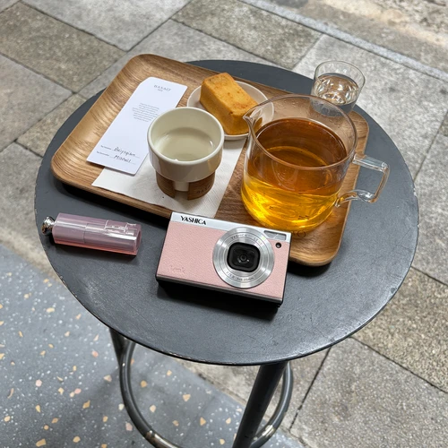 YASHICA Tank Compact Digital Camera (Pink Marshmallow) | YASHICA